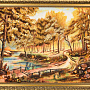 Картина янтарная "Пейзаж с рекой" 60х40 см, фотография 3. Интернет-магазин ЛАВКА ПОДАРКОВ