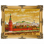 Картина янтарная "Большой Кремлевский дворец" 60х80 см, фотография 1. Интернет-магазин ЛАВКА ПОДАРКОВ