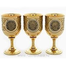 23547 Златоуст Набор СТОПОК" КАЗАХСТАН" 3шт в П/У