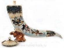 -2л  Фарфор ШТОФ "Рог изобилия" 2л в комплекте