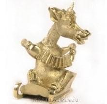 9015 Бронза Скульптура "Веселая лошадка"  