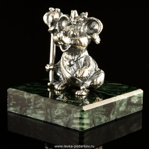 Статуэтка из серебра "Крыса-король", фотография 0. Интернет-магазин ЛАВКА ПОДАРКОВ