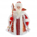 Фарфоровая кукла ручной работы "Дед Мороз"