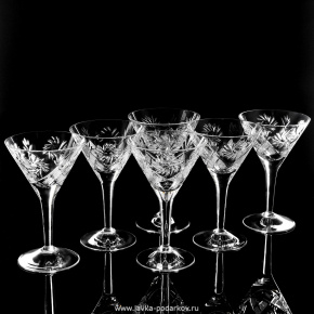 Набор хрустальных бокалов для мартини 140 мл. 6 шт., фотография 0. Интернет-магазин ЛАВКА ПОДАРКОВ