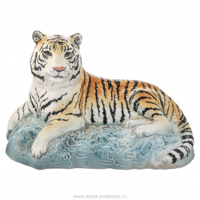 Скульптура керамическая "Тигр", фотография 0. Интернет-магазин ЛАВКА ПОДАРКОВ