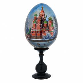 Яйцо пасхальное на подставке "Москва", фотография 0. Интернет-магазин ЛАВКА ПОДАРКОВ