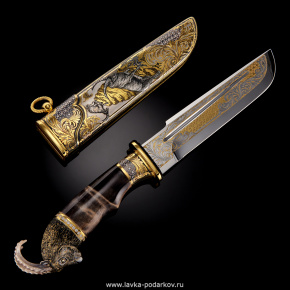 Нож сувенирный "Архар" Златоуст, фотография 0. Интернет-магазин ЛАВКА ПОДАРКОВ