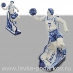 Скульптура "Баскетбол" Гжель