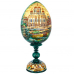 Пасхальное яйцо на подставке "Москва. Храм Христа Спасителя"