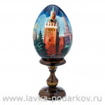 Пасхальное яйцо на подставке "Москва. Кремль"