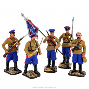 Оловянная миниатюра, набор солдатиков "Стрельцы". 5 фигур, фотография 0. Интернет-магазин ЛАВКА ПОДАРКОВ