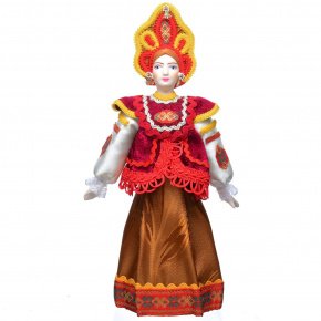 Кукла "Русский народный костюм с душегреей", фотография 0. Интернет-магазин ЛАВКА ПОДАРКОВ