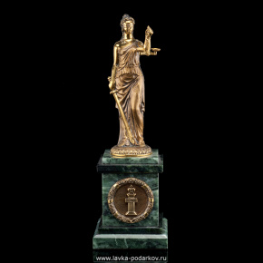 Бронзовая статуэтка "Закон", фотография 0. Интернет-магазин ЛАВКА ПОДАРКОВ