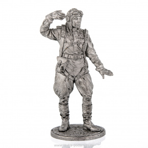 Оловянный солдатик миниатюра "Командир эскадрильи", фотография 0. Интернет-магазин ЛАВКА ПОДАРКОВ