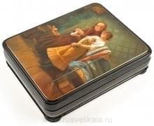  Художественная роспись  Шкатулка "Внучкины секреты" 5*19,5*15,5см /200