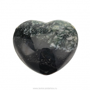 Сувенир из натурального камня "Сердце". Яшма зеленая, фотография 0. Интернет-магазин ЛАВКА ПОДАРКОВ
