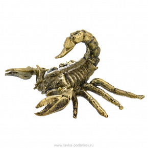Бронзовая статуэтка "Скорпион", фотография 0. Интернет-магазин ЛАВКА ПОДАРКОВ