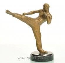 10701 Бронза Скульптура "Кикбоксер" 