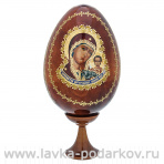 Яйцо пасхальное на подставке "Пресвятая Богородица"