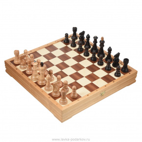 Шахматы-шашки деревянные "Стандартные", фотография 0. Интернет-магазин ЛАВКА ПОДАРКОВ