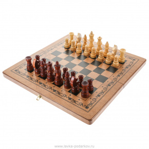 Шахматы деревянные 49х49 см, фотография 0. Интернет-магазин ЛАВКА ПОДАРКОВ