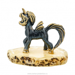 Статуэтка с янтарем "Лошадь Пони Винки Фур", фотография 0. Интернет-магазин ЛАВКА ПОДАРКОВ