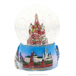Сувенирный снежный шар "Москва", фотография 0. Интернет-магазин ЛАВКА ПОДАРКОВ