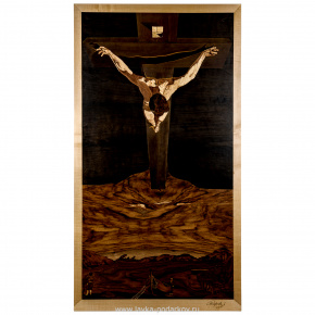Деревянное настенное панно "Христос святого Иоанна Креста" 63 х 118 см, фотография 0. Интернет-магазин ЛАВКА ПОДАРКОВ