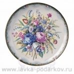 Коллекционная тарелка "Букет цветов"