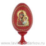 Пасхальное яйцо на подставке "Божья Матерь Казанская"