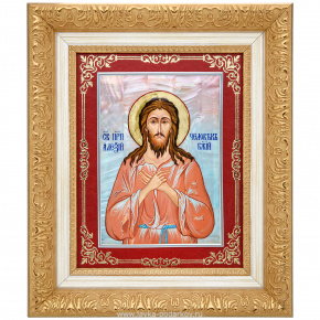 Икона на перламутре "Преподобный Алексий, человек Божий" 35х30 см, фотография 0. Интернет-магазин ЛАВКА ПОДАРКОВ