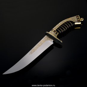 Нож сувенирный украшенный "Восточный" Златоуст, фотография 0. Интернет-магазин ЛАВКА ПОДАРКОВ