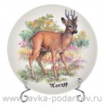 Коллекционная тарелка "Птицы и лесные животные России"