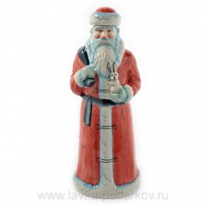 Штоф "Дед Мороз" в цвете, фотография 0. Интернет-магазин ЛАВКА ПОДАРКОВ