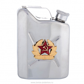 Фляга в форме канистры "Звезда", фотография 0. Интернет-магазин ЛАВКА ПОДАРКОВ
