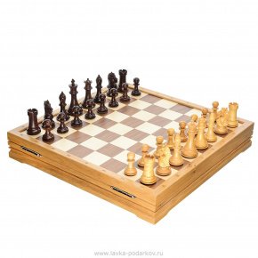 Шахматы стандартные 43х43 см, фотография 0. Интернет-магазин ЛАВКА ПОДАРКОВ