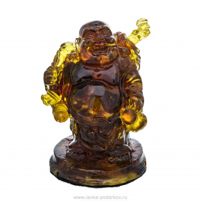 Скульптура из янтаря "Будда", фотография 0. Интернет-магазин ЛАВКА ПОДАРКОВ