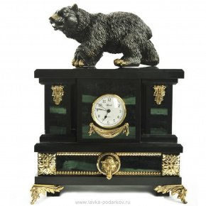 Каминные часы "Медведь" Под заказ , фотография 0. Интернет-магазин ЛАВКА ПОДАРКОВ