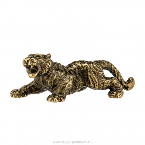 Бронзовая статуэтка "Тигр крадется", фотография 0. Интернет-магазин ЛАВКА ПОДАРКОВ