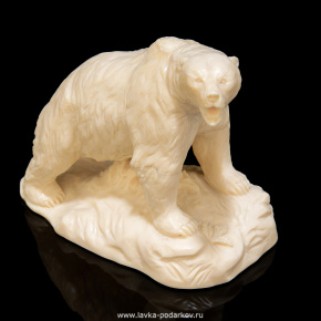 Скульптура из бивня мамонта "Медведь", фотография 0. Интернет-магазин ЛАВКА ПОДАРКОВ