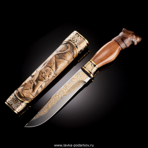 Нож сувенирный «Пантера» Златоуст, фотография 0. Интернет-магазин ЛАВКА ПОДАРКОВ