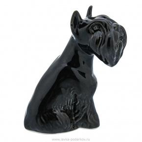 Фарфоровая статуэтка "Собака Цвергшнауцер", фотография 0. Интернет-магазин ЛАВКА ПОДАРКОВ