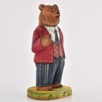 Скульптура "Медведь-банкир"