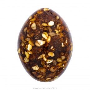 Яйцо пасхальное из янтаря, фотография 0. Интернет-магазин ЛАВКА ПОДАРКОВ