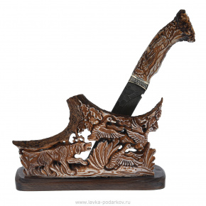 Нож сувенирный на подставке "Путник", фотография 0. Интернет-магазин ЛАВКА ПОДАРКОВ