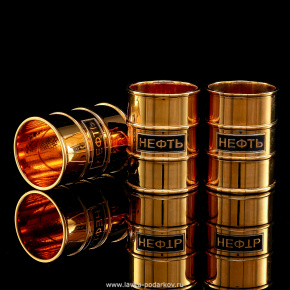 Питейный набор на 3 персоны "Нефть". Златоуст, фотография 0. Интернет-магазин ЛАВКА ПОДАРКОВ