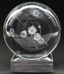  /10см  Лазерная графика Композиция "Солнечная система" 