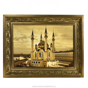 Картина из янтаря "Мечеть Кул-Шариф", фотография 0. Интернет-магазин ЛАВКА ПОДАРКОВ