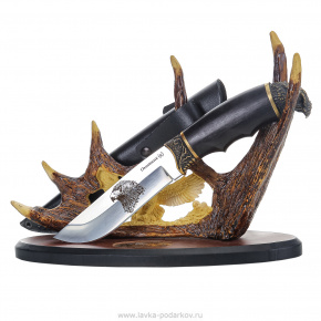 Нож сувенирный "Сокол" на подставке, фотография 0. Интернет-магазин ЛАВКА ПОДАРКОВ