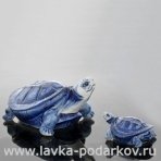 Скульптура "Морская черепаха" Гжель